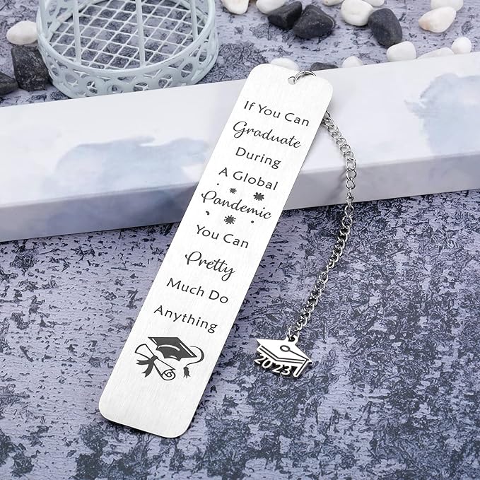 Class of 2023 Bookmark Graduation Gifts for Her Him 2023 Senior High School Master Nurse Medical Students College Grad Graduate Gifts for Daughter Son PhD Degree Inspirational Gifts Women Men