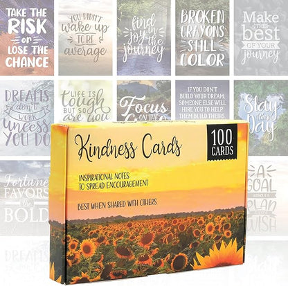 Motivational Cards: 100 Inspirational, Kindness, Motivational and Quote Cards. Business Card Size - 2.5x3.5 inches (Photography - Pack of 100)