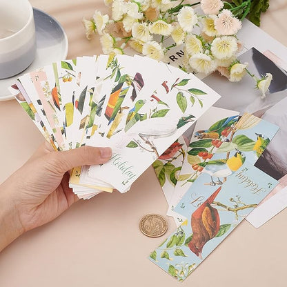 GORGECRAFT 1 Box 30PCS Bookmarks Aesthetic Fruit Bookmarks Awesome Bookmarks Fruit of The Spirit Bookmark Vintage Style Clip in Bookmark Page Marker for Women Men Book Lovers Book Club Classroom Gift