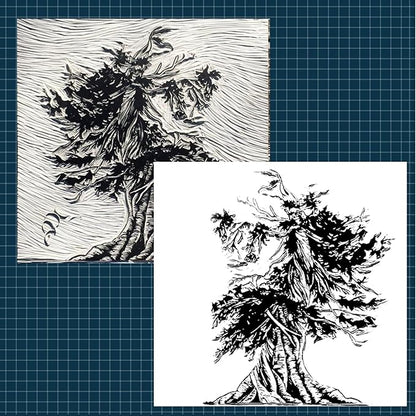 Falling in Art 12 * 12 Linoleum Carving Blocks, 2 Pack Soft Stamp Rubber Blocks for Crafts and Artists Printmaking, Gray,1/8" Thick