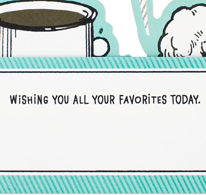 Hallmark Funny Pop Up Birthday Card for Him (Beer vs. Coffee) Paper Wonder Shoebox 3D Card