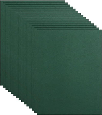 40 Sheets Dark Green Cardstock 8.5 x 11 Printer Paper, 75lb/200gsm Christmas Green Heavyweight Paper Card Stock for DIY Making Cards, School Crafting, Party, Office Printing, Greeting Cards