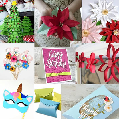 60 Sheets Colored Cardstock 8.5 x 11 Assorted 80 lb 20 Colors Solid Core Card Stock Printer Paper For Card Making Paper Crafting Printer