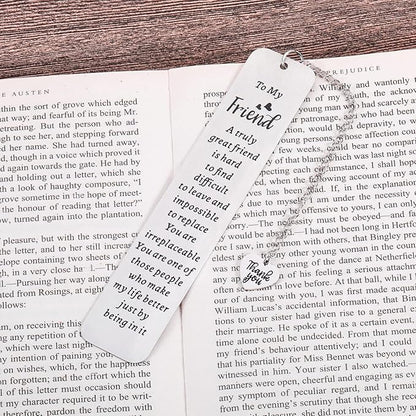 Bookmark Gifts for Best Friend Friendship Gift for Women Christmas Stocking Stuffers Friends Sentimental Gifts for Friend Best Friend Birthday Graduation Gifts for Women Female Friend Gift Ideas
