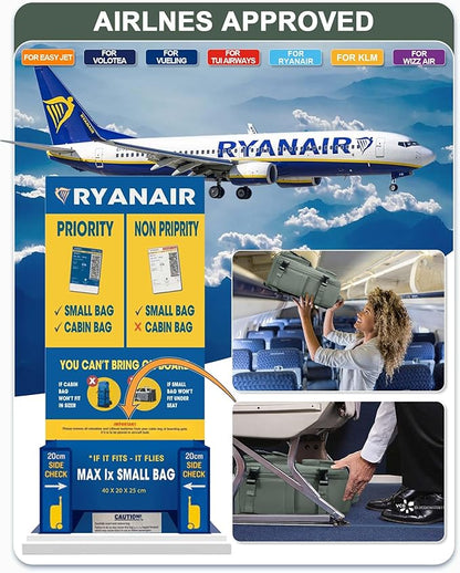 SEAFEW Military Green Travel Backpack for Women,Carry on Backpack Flight Approved,Casual Daypacks Cabin Bagage,Hiking Backpack Lightweight Rucksack(Small)