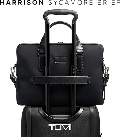 TUMI Harrison Sycamore Slim Brief - 14-Inch Laptop Briefcase - Professional Business Briefcase with Removable Shoulder Strap