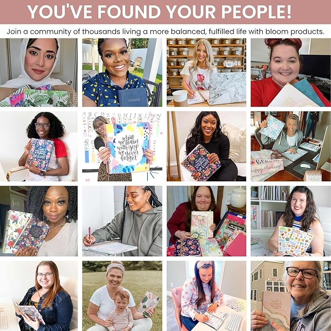 bloom daily planners Hanging Habit Tracking Calendar – Undated 12 Month Inspirational Habit Tracker for Daily, Weekly & Monthly Goals (8” x 10”) Motivational Productivity Tool - Greenery