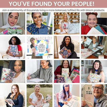 bloom daily planners Hanging Habit Tracking Calendar – Undated 12 Month Inspirational Habit Tracker for Daily, Weekly & Monthly Goals (8” x 10”) Motivational Productivity Tool - Greenery