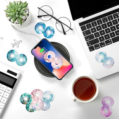 36Pcs Calm Strips for Anxiety Sensory Calm Strips Anti Stress Anxiety Relief Items Tactile Textured for Breathing Exercise Fidget Strips for Kids Teens Adults Home Classroom Supplies (Mable)