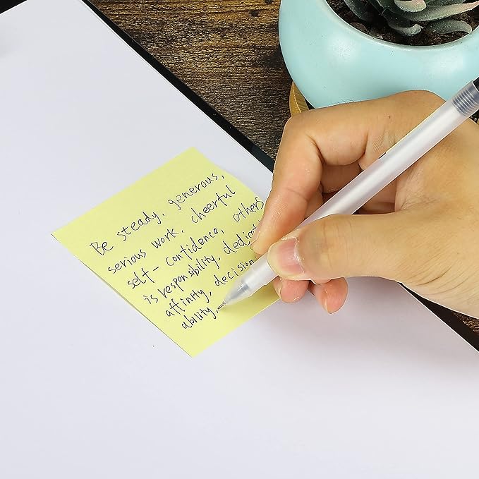 Mr. Pen- Sticky Notes, 3”x3”, 12 Pads, Pastel Yellow Colors Sticky Notes, Sticky Note, Self-Stick Note Pads, Sticky Pads Sticky Notes Aesthetic, Colorful Sticky Notes, Sticky Notes Bulk Sticky Notes