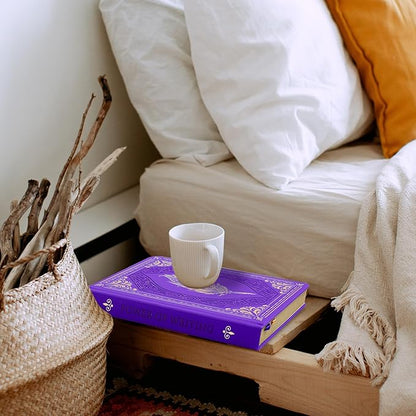 CAGIE 320 Pages Thick Hardcover Journaling Notebooks Vintage Leather Journal for Women Men A5 College Ruled Journals for Writing with Gift Box, 5.7 x 8.3 in, Purple