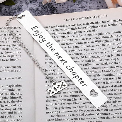 Retirement Gifts for Women Bookmark Farewell Gifts for Coworkers Colleague 2023 Graduation Gifts for Her Him College Inspirational Christmas Birthday Gifts for Teen Boys Girls Best Leaving Metal Gift