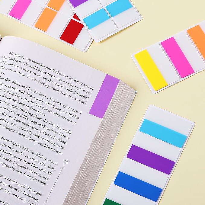 Mr. Pen- Sticky Index Tabs, 360 Pcs, Colorful Sticky Tabs for Notebooks, Page Markers, Page Tabs for Binders, Page Tabs Sticky Tabs for Books, Notebook Tabs, Book Sticky Tabs for Notebooks