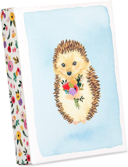 Papyrus Blank Cards with Envelopes, Hedgehog with Flower (14-Count)