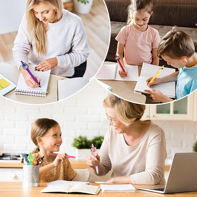 10Pcs Funny Music Theme Ballpoint Pens with Cute Music Pattern for Women Men Bulk for Coworkers Team Staff Funny Office Stationary (music)