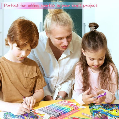 Fruity Scented Gel Ink Pens, 12 Assorted Colorful Gel Pens for Drawing, Writing, Coloring at School & Home