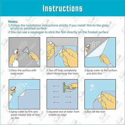 Clear Dry Erase Board Paper-Whiteboard for Fridge-Clear Contact Paper Sheets for Wall-Adhesive Dry Erase Board Sticker for Desk/Refrigerator/Office/Classroom/Wallpaper(5.82''X8.27''X6 Pcs)