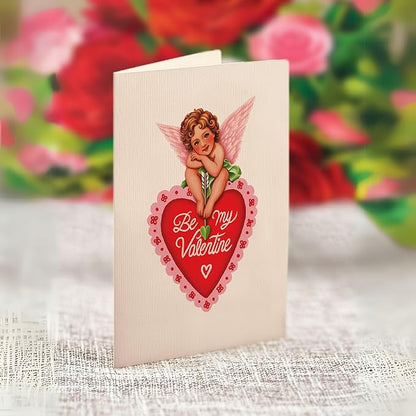 Freshcut Paper Pop Up Cards, Cupid's Valentine, 12 Inch Life Sized Forever Flower Bouquet 3D Popup Greeting Cards, Valentine's Day, Anniversary Card, Note Card & Envelope