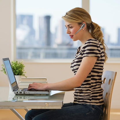 AT&T TL7912 DECT 6.0 Cordless Headset with Softphone Call Manager and Handset Lifter, Silver, Silver/gold