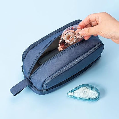 4 Pack Double Sided Tape Roller, Scrapbook Supplies, Glue Tape Roller for Crafts, Double-Sided Adhesive Tape Runner for Scrapbooking, School Office Journaling Supplies (0.31 in X 26.25 ft)