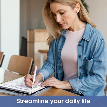 2026 Planner, Aesthetic Weekly and Monthly Planner for Women, Jan 2026 to Dec 2026, Hardcover 2026 Calendar Book with Monthly Tabs, Inner Pocket, Perfect for Office Home School - A4 (8.5" x 11"), Midnight Jellyfish