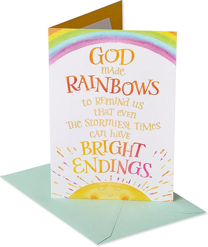 American Greetings Religious Get Well Soon Card (Bright Endings)