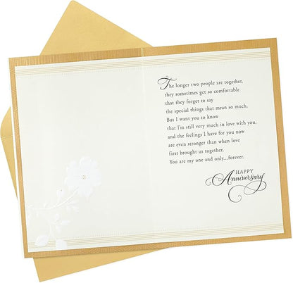 Hallmark Anniversary Card for Husband, Wife, Boyfriend, Girlfriend (My Heart is Yours)