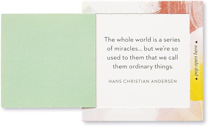 Compendium ThoughtFulls Pop-Open Cards — Life is Beautiful — 30 Pop-Open Cards, Each with a Different Inspiring Message Inside