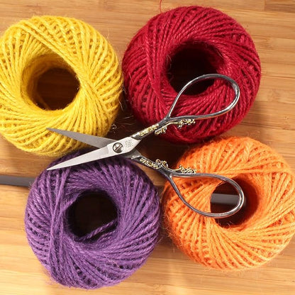 JubileeYarn Scrollwork Embroidery Craft Scissors - Silver - 3 Scissors