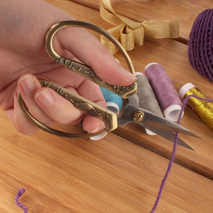 JubileeYarn Crane Motif Small Embroidery Craft Scissors - Bronze - 1 Scissor