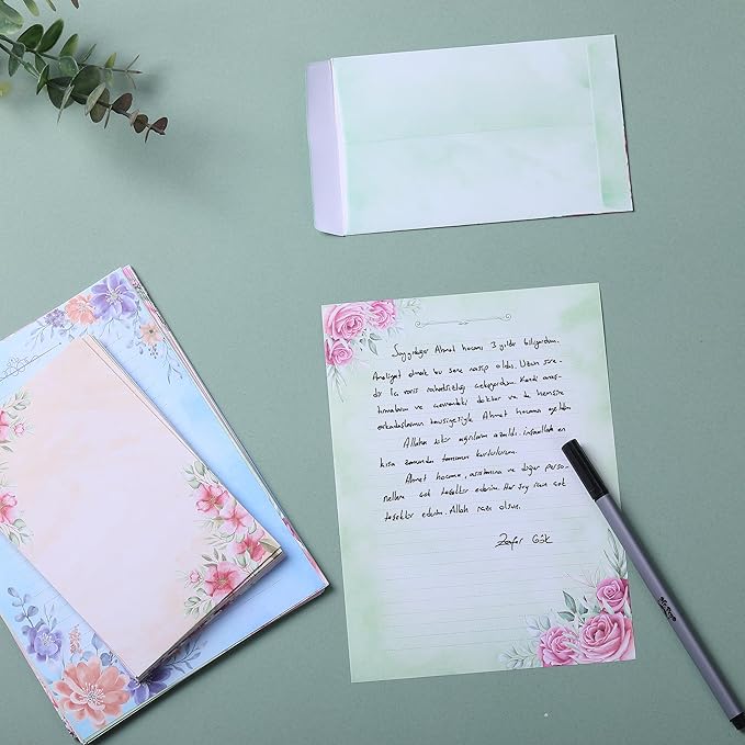 Mr. Pen- Stationery Writing Paper with Envelopes, 48 Letter Writing Paper with 24 Envelopes, Cute Stationary Set for Writing Letters, Stationary Paper, Writing Paper Stationary, Letter Set