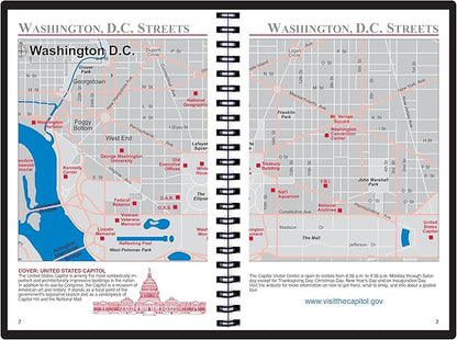 2025 Datebook & City Themed Planner – Resource Guide with Daily, Weekly & Monthly Views – 3-Year Reference Calendar - Multi-Purpose Travel Notebook Guide & Adventure Diary (Washington D. C. 2025)
