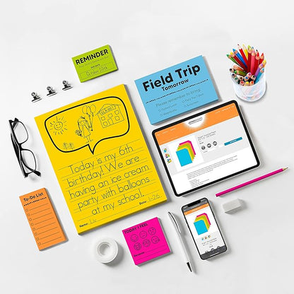 Astrobrights Mega Collection, Colored Paper, Bright Yellow, 625 Sheets, 24 lb/89 gsm, 8.5" x 11" - MORE SHEETS! (91618)