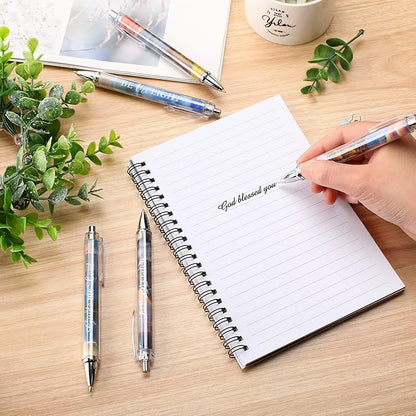 Tinlade 10 Pcs Christian Pens for Women Religious Ink Pens Easter Gifts Inspirational Quotes Bible Verse Ballpoint Funny Office Supplies for Women Men Coworker(Landscape)