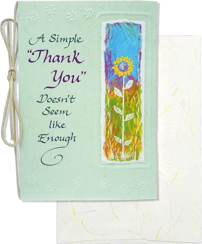 Blue Mountain Arts Thank You Card—Appreciation Card, Thanks for All You Do Card, Thinking of You Card (A Simple “Thank You” Doesn’t Seem like Enough)
