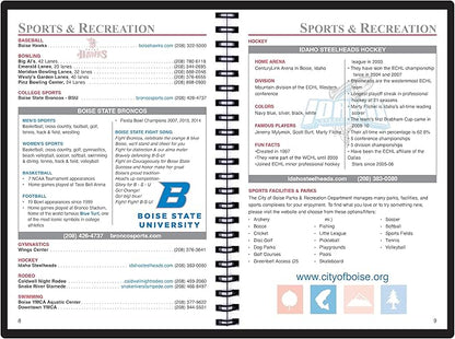 2025 Datebook & City Themed Planner – Resource Guide with Daily, Weekly & Monthly Views – 3-Year Reference Calendar - Multi-Purpose Travel Notebook Guide & Adventure Diary (Boise '25)