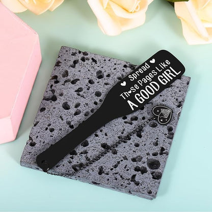 Dark Romance Bookmarks -Christmas Bookmark for Girls Booktok Accessories Stocking Stuffers for Teens Bookish Items for Friends Booktok Gifts for Her Smutty Gifts for Book Lover Valentines Birthday