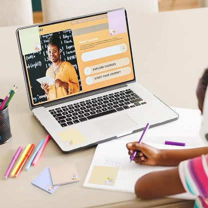 Mr. Pen- Sticky Notes, 3”x3”, 8 Pads, 400 Sheets, Cute Rabbit Sticky Notes, Sticky Pads Sticky Notes Aesthetic, Colorful Sticky Notes Bulk Sticky Notes Cute Sticky Notes for Women