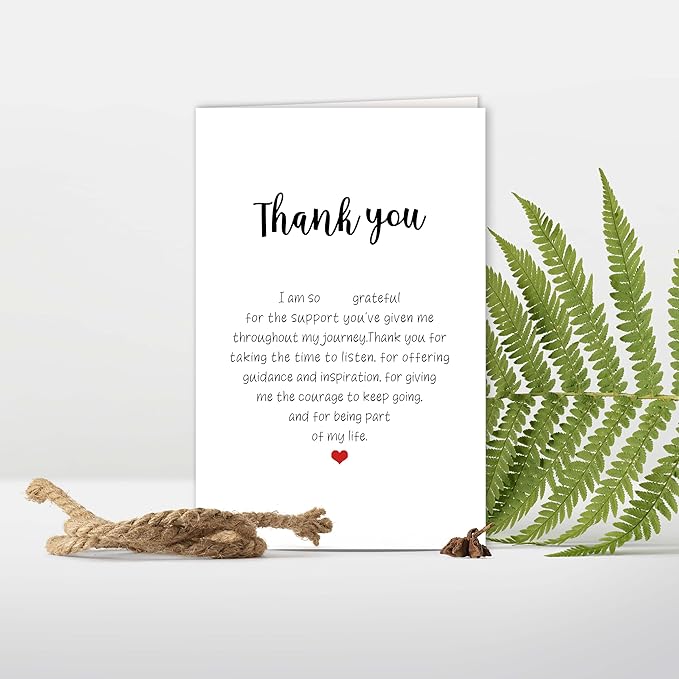 Heartwarming Thank You Card for Him Her, Funny Appreciation Card for Teacher Boss, Sweet Thank You Card for Friends Family, Friendship Card, Thank You for Being Part Of My Life
