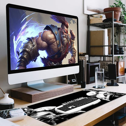 Desk Mat Large Office Desk Pad, Large Mouse Pad, Gaming Mouse Pad, 31.5" x 15.7" Large Keyboard Mousepad with Non-Slip Waterproof Rubber Base for Computers Laptop Desk Home Office Accessories