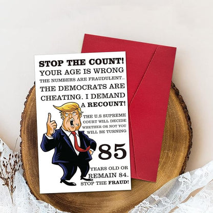 Ogeby Funny 85th Birthday Card, Hilarious 85 Years Old Birthday Card Gift for Friends, Dad, Mom, Husband, Wife, Brother, Sister