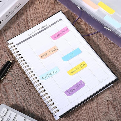 240 Pcs Sticky Index Tabs, 1.8×1inch Colored Book Sticky Tabs for Notebooks, Repositionable Page Tabs for Notebooks File Classification