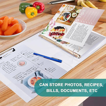 Three Rings Binders 1.5 Inch Colorful Cute Floral Meadow with Pockets 1 PACK for Letter Size (11" X 8.5") 200 Sheets