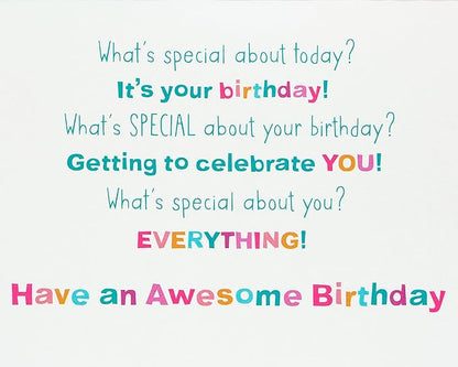 American Greetings Birthday Card for Kids (What's Special)