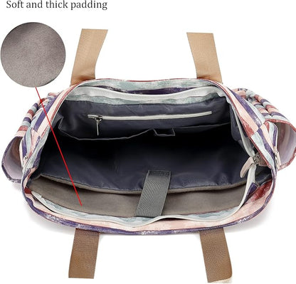 canvaslife Laptop Briefcase, Practical Waterproof Versatile Laptop Shoulder Messenger Bag (15 "-15.6" A-11)