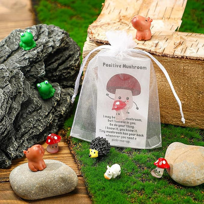 Fumete Employee Appreciation Gifts Bulk for Coworkers Thank You Staff Gift Animal Pun Inspirational Note Cards Funny Resin Office Pocket Favors