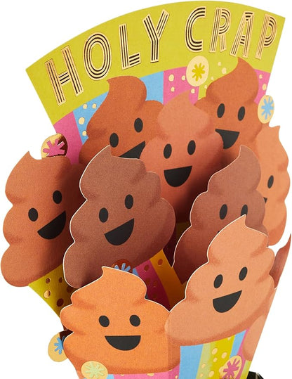 Hallmark Paper Wonder Shoebox Pop Up Card (Holy Crap, You are Awesome) for Birthday, Congratulations, Graduation, All Occasion