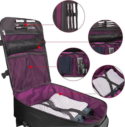 New Business Trip Backpack 21L Flight Approved Carry on Daypack 15-inch Laptop Notebook, Travel Commute Gym Sport, All Black