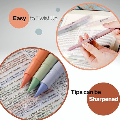 Mr. Pen- Gel Highlighter, 8 Pack, Pastel Colors, Bible Highlighters No Bleed, Assorted Colors, Pastel Quick Dry Highlighter, Bible Markers