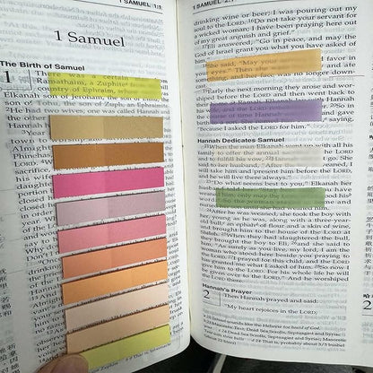 ELII 3600pcs Books Tabs for Annotating Page Markers Morandi Sticky Index Tabs,Transparent Sticky Notes Tabs Label Stickers Index Tabs for Reading Notes, Classify File